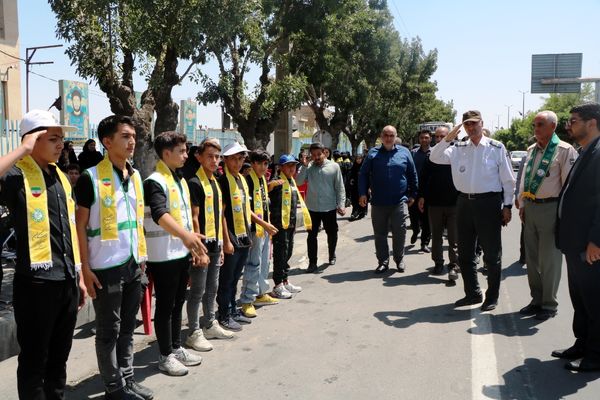 موکب سازمان دانش آموزی در شهرستان نقده