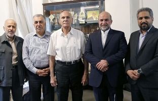 دیدار مدیرعامل صندوق اعتباری هنر با جمشید هاشم‌پور
