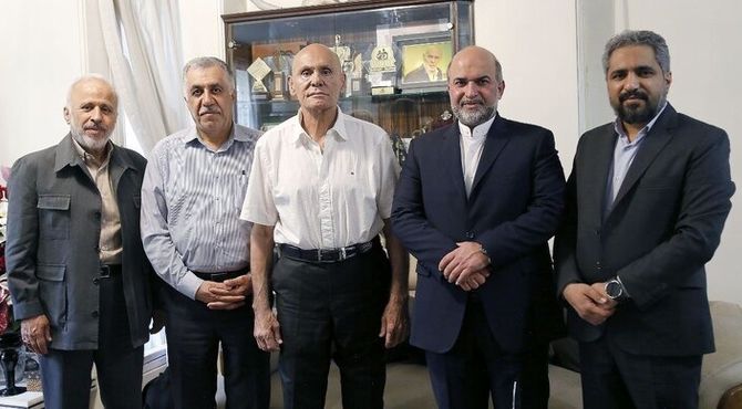 دیدار مدیرعامل صندوق اعتباری هنر با جمشید هاشم‌پور