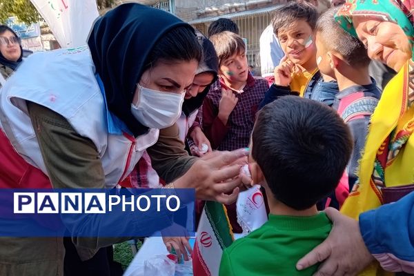 راهپیمایی روز ۱۳ آبان در شهرستان سملقان