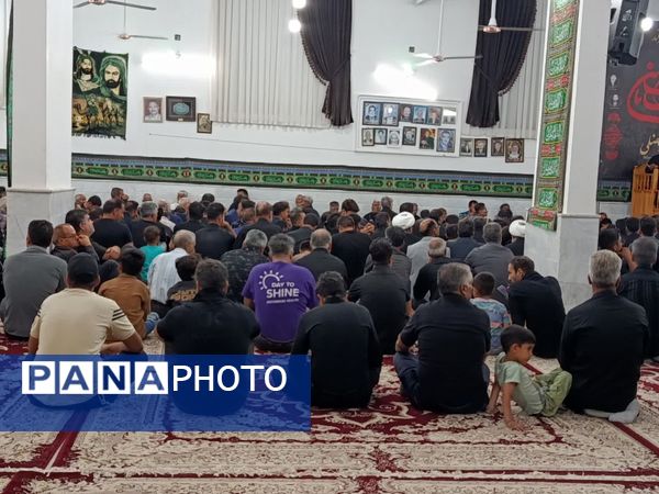 حضور امام جمعه کاشمر در جمع عزاداران روستای ممرآباد