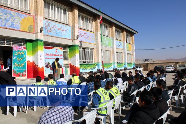 بیست‌وهفتمین مانور سراسری زلزله در مدارس شهرستان بن