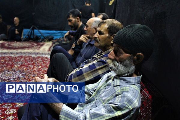 مراسم عزاداری دهه اول ماه صفر در روستای مومن آباد قم