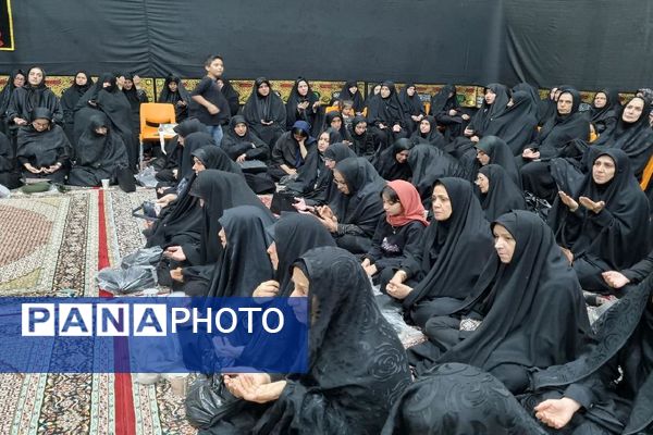 فرهنگیان آموزش و پرورش ناحیه سه در سوگ امام هشتم