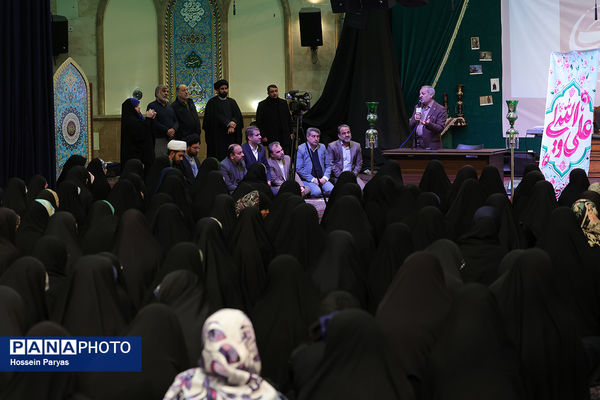 حضور وزیر آموزش و پرورش در جمع دانش‌آموزان معتکف