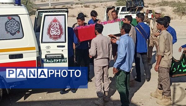 شهید گمنام مهمان مردم روستای رضوان شد
