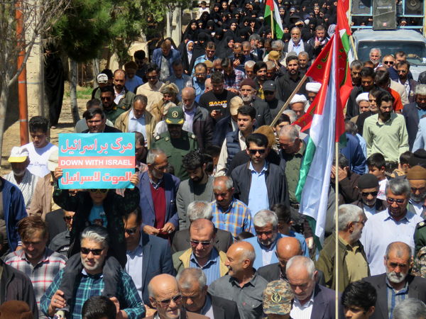 حضور پرشور مردم شهر درق در راهپیمایی روز جهانی قدس