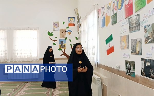 بازدید مسئول اتحادیه انجمن اسلامی یزد از دبیرستان دخترانه شهید زینلی بهاباد