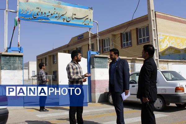 مانور بازگشایی مدارس در شهرستان گرمه 
