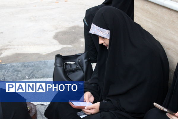 مراسم جاماندگان اربعین در کنار مزار شهدای سملقان
