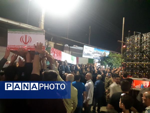 وداع پرشور با شهید ذاکریان در بابل