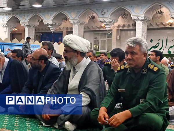 گرامیداشت اولین سالگرد شهادت سیدحسن نصرالله در امام زاده سید حمزه (ع) کاشمر 