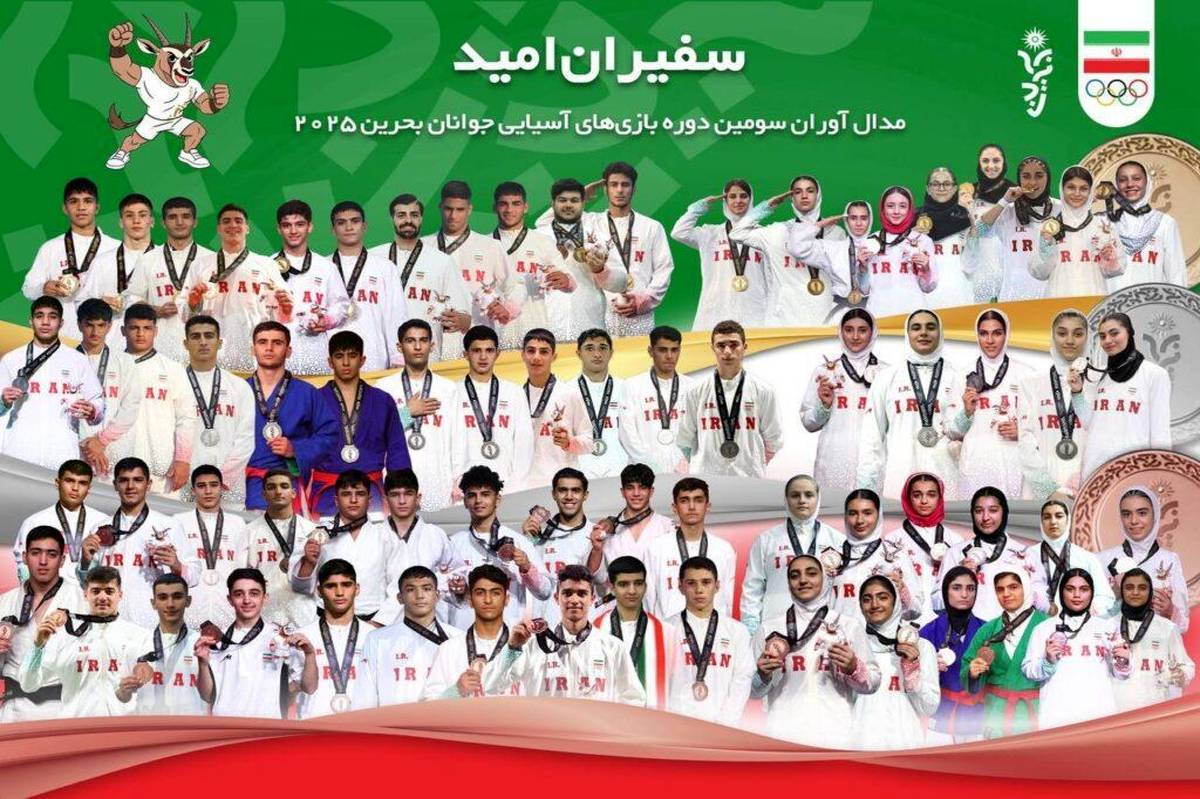 پرداخت پاداش مدال‌آوران ایران در بازی‌های آسیایی جوانان بحرین