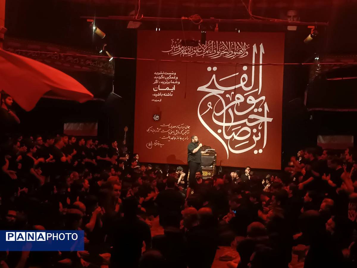 شب پنجم عزاداری در هیئت انصارالحسین نیشابور 