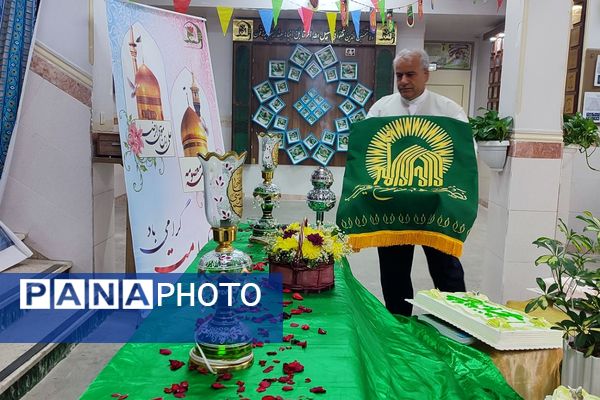 حضور خادمین آستان قدس رضوی در مدرسه شاهد کوثر رباط‌کریم به مناسبت دهه کرامت
