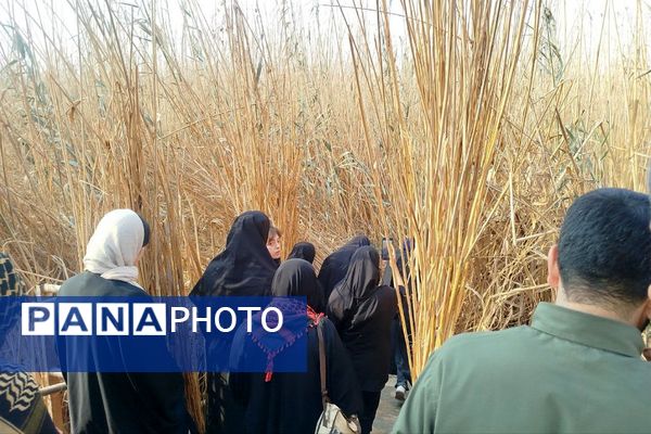 ورود کاروان راهیان نور دختران پیشوا به سرزمین حماسه