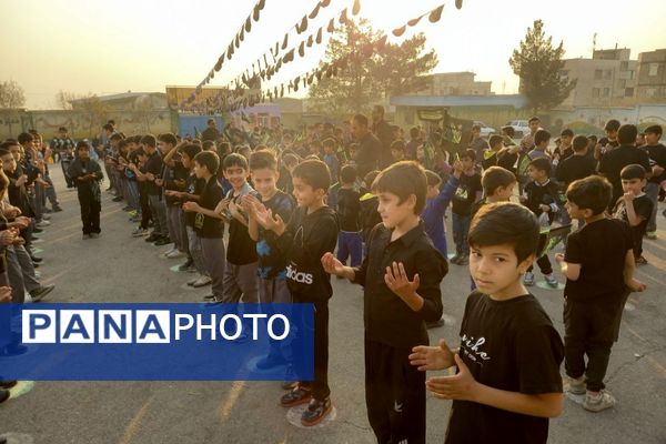 مراسم سوگواری حضرت فاطمه در دبستان هدایت ۲