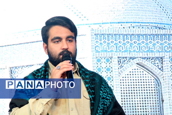 اولین سالگرد تدفین شهید گمنام پارک بزرگ شهر یزد