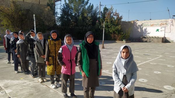 شور و شوق انتخاباتی در فضای دبستان شهید نجفی فدافن