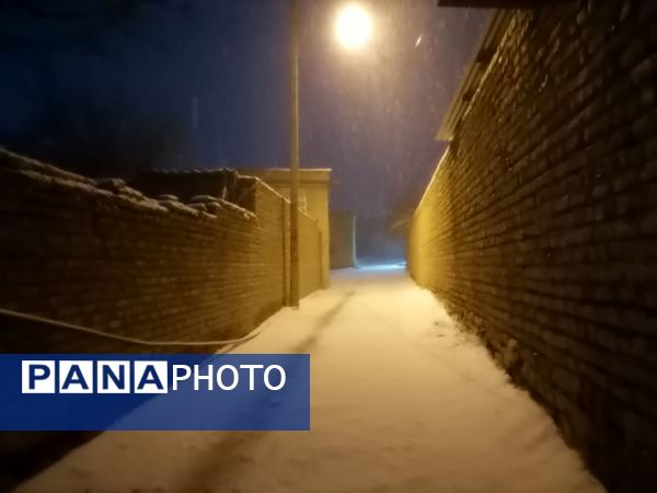 گذری بر بارش برف زمستانی در شهر بار