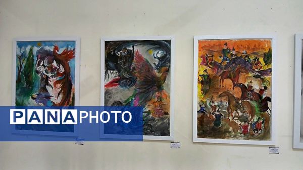 اختتامیه نمایشگاه طراحی و نقاشی هنرمندان آموزشگاه هنری فروردین شهرستان نظرآباد