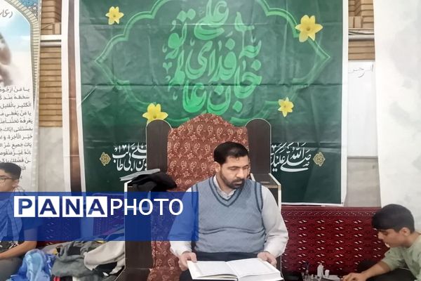 مراسم اعتکاف پسران آسمانی در مسجد علی ابن ابیطالب 