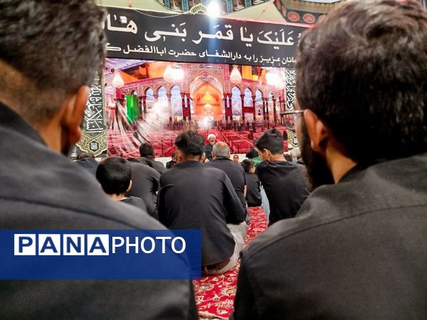 حضور پرشور مسئولان کاشمر در مراسم عزاداری شب سوم محرم روستای قلعه بالا