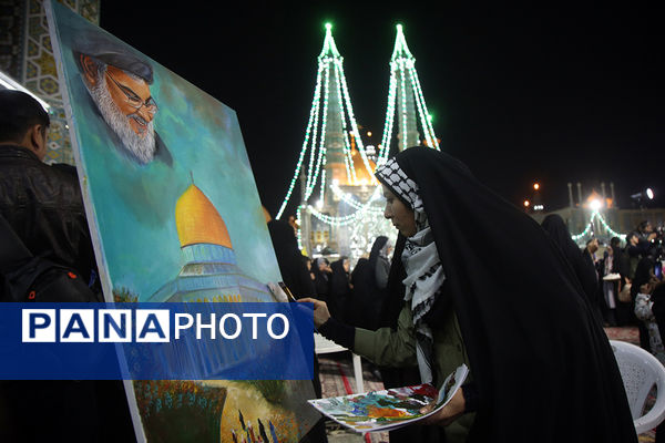 نقاشی «شهدای مقاومت» در پویش ایران همدل