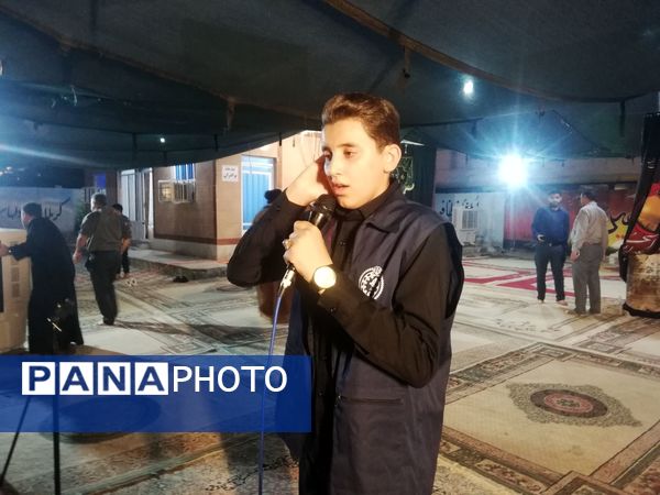بازدید سرپرست سازمان دانش‌آموزی خوزستان از روند فعالیت‌ها و خدمات‌رسانی به زوار اربعین حسینی در منطقه بستان