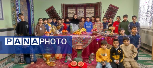 جشن یلدایی در مدرسه شهدای فرهنگی شهرستان شیروان