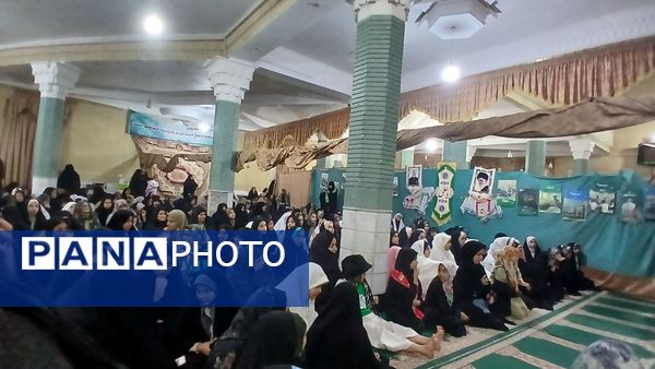 دختران باخرزی در خلوت اعتکاف با خدا