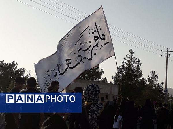 پیاده روی جاماندگان اربعین در کاشمر