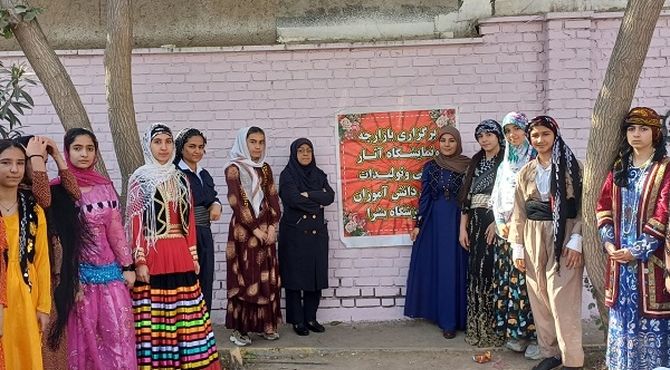 جشنواره اقوام ایرانی در دبیرستان بشرا شهرستان فردیس