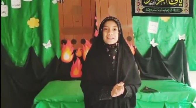 دبستان شهید بستانی میزبان سوگ یگانه بانوی دو عالم شد