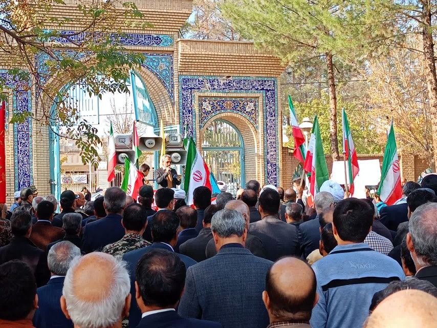 راهپیمایی جمعه خشم در شهرستان کاشمر 