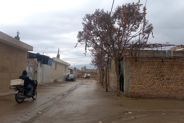 بارش  باران پاییزی در نیشابور