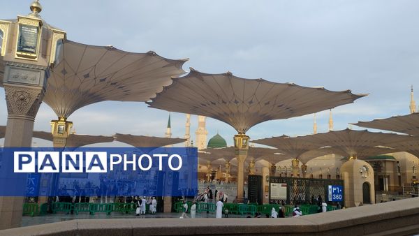 عطر آرامش در آستان پیامبر رحمت