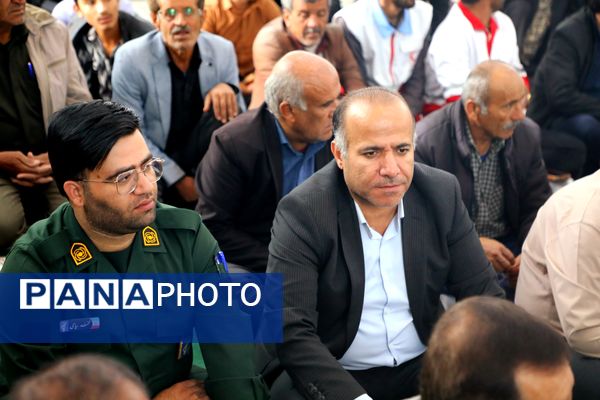 اجتماع همایش «شکوه اقتدار» بسیجیان در لنده