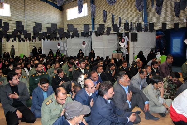 یادواره شهدای دانش‌آموزی سامان در ایام فاطمیه 