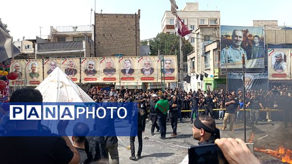 دارالشهدای تهران در سوگ سیدالشهدا(ع) به عزا نشست