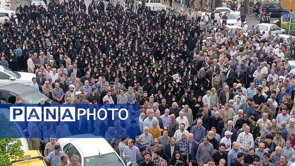 مردم محمودآباد به استقبال شهید سرافراز سعید محمودی رفتند