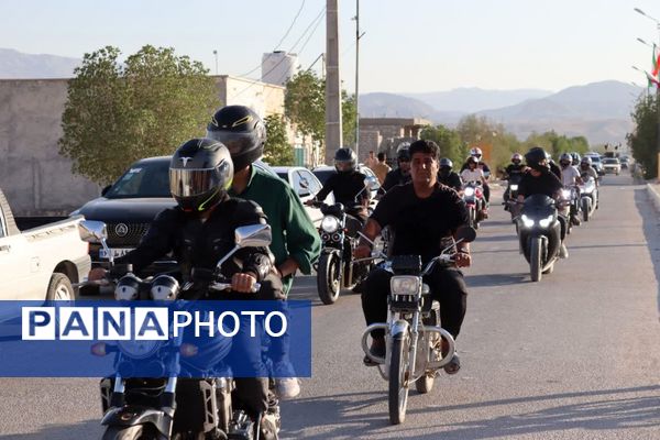  مراسم تشییع پیکر مطهر شهید گمنام در شهرستان بستک