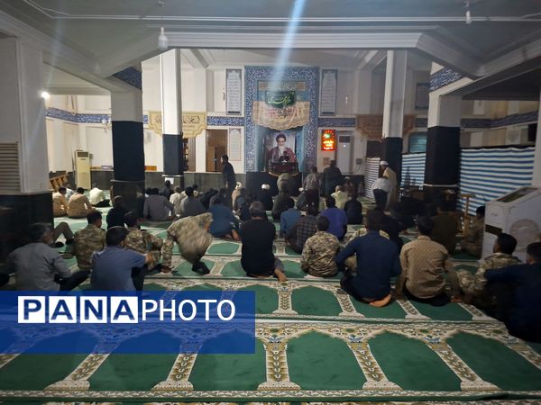 مراسم ارتحال حضرت امام خمینی (ره) در جزیره بوموسی 
