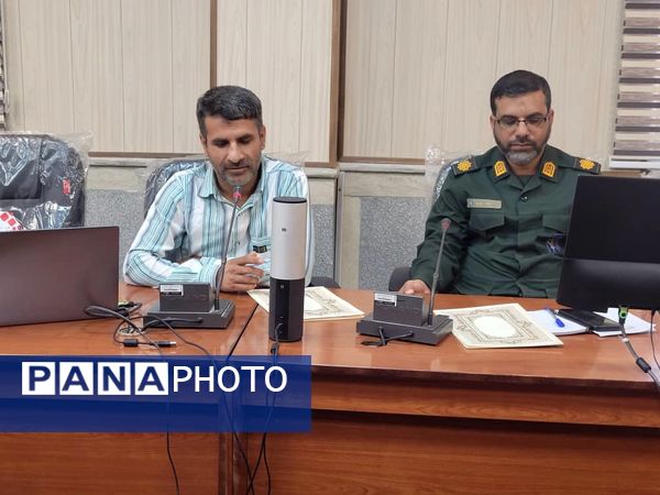 تودیع و معارفه مسئول بسیج دانش‌‌آموزی برادران ناحیه یک بندرعباس