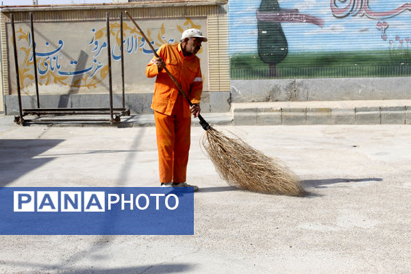 مانور بازگشایی مدارس در شهرستان گرمه 