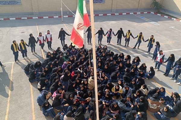 مانور زلزله در مدرسه مرحوم عباسی ملکان