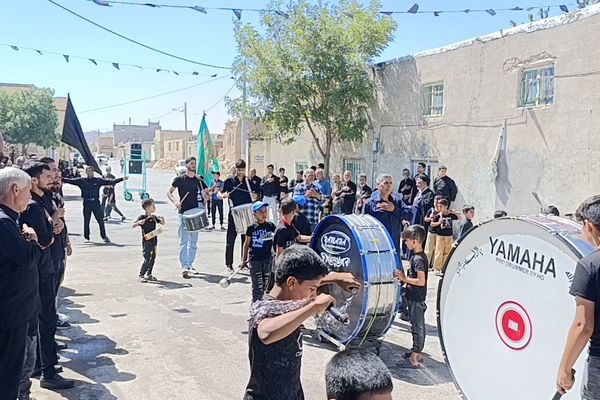 مراسم سنتی هیات ثامن الائمه روستای سلطان آباد نمک