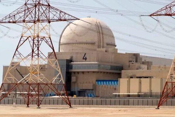 راه‌اندازی واحد ۴ نیروگاه هسته‌ای «براکه» امارات
