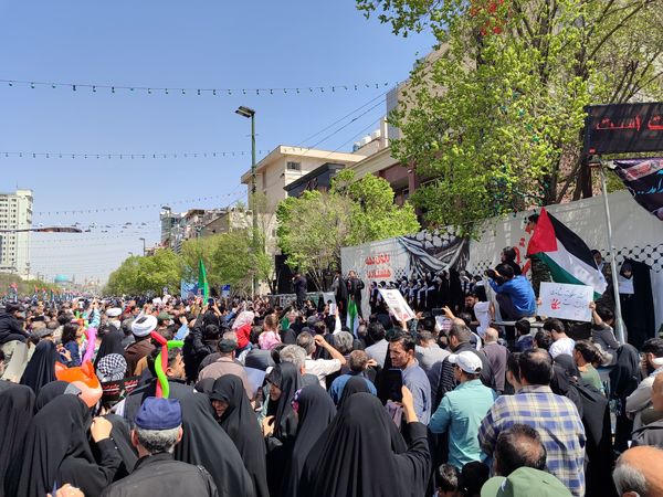 راهپیمایی روز جهانی قدس در مشهد مقدس