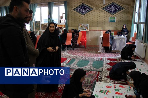 افتتاحیه مسابقات فرهنگی‌هنری «امید فردا» در مدرسه شاهد منتصرین ورامین